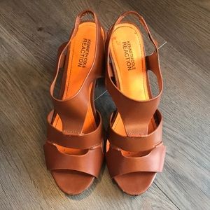 Kenneth Cole Reaction Orange Heels
